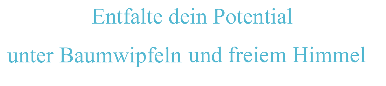 Slogan Entfalte